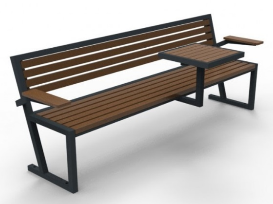 Лавка зі столиком 2000×890×840 мм ТІВОЛІ-ЛЕНД